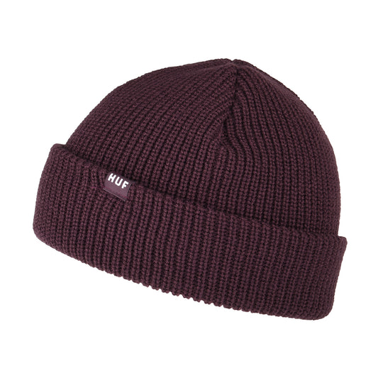 HUF Usual Fisherman Beanie Hat - Eggplant