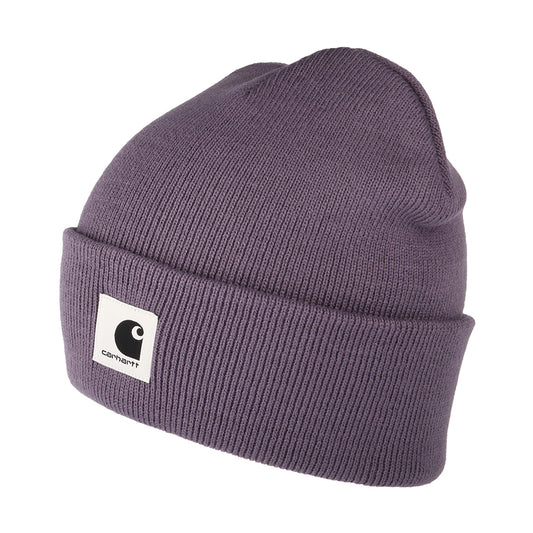 Carhartt WIP Hats Ashley Cuffed Beanie Hat - Light Purple