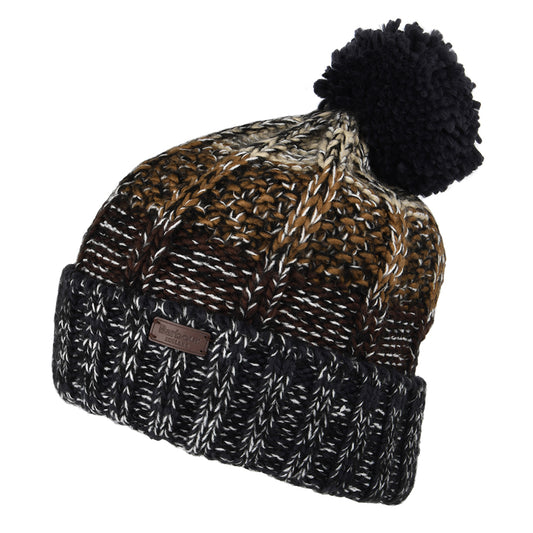 Barbour Hats Harlow Chunky Knit Bobble Hat - Autumn