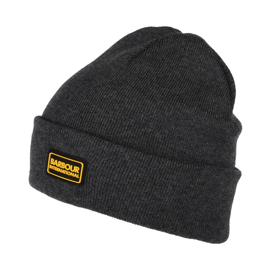 Barbour International Sensor Legacy Cotton Blend Beanie Hat - Grey