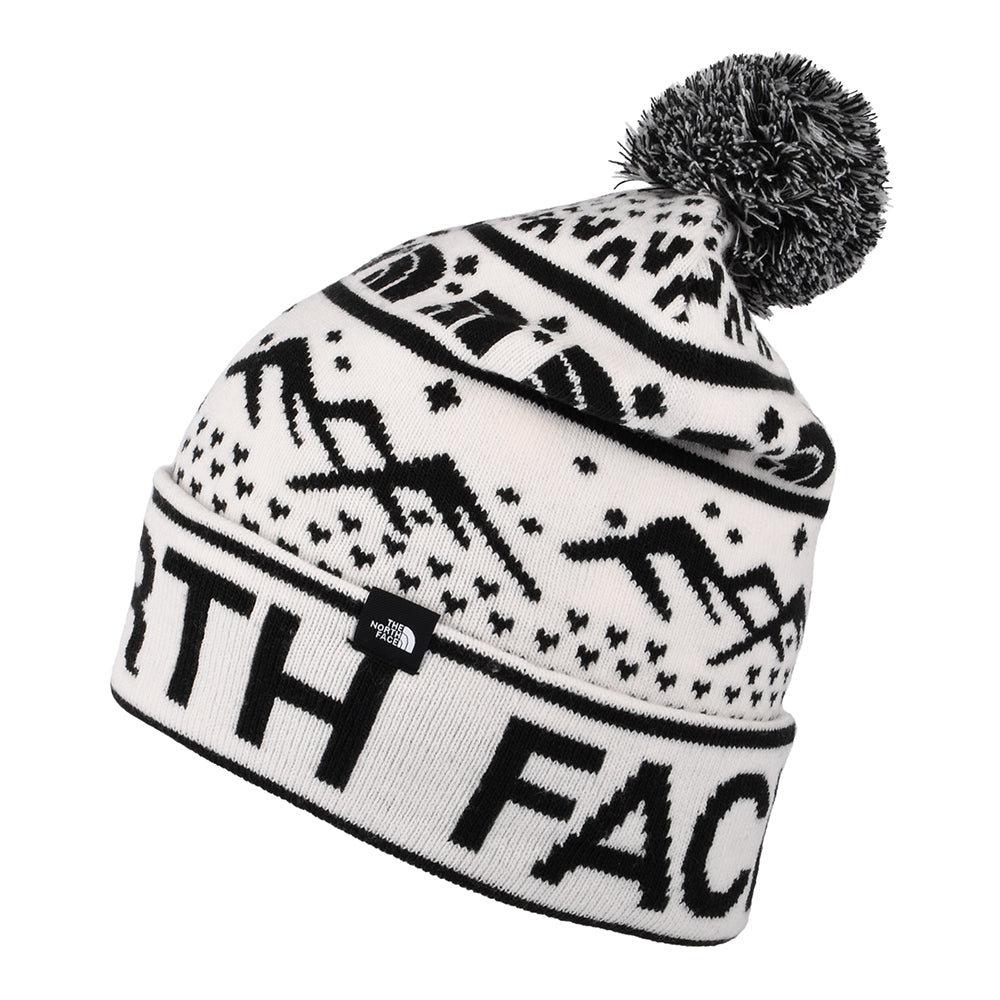 The North Face Ski Tuke Bobble Hat - Off White-Black – Village Hats