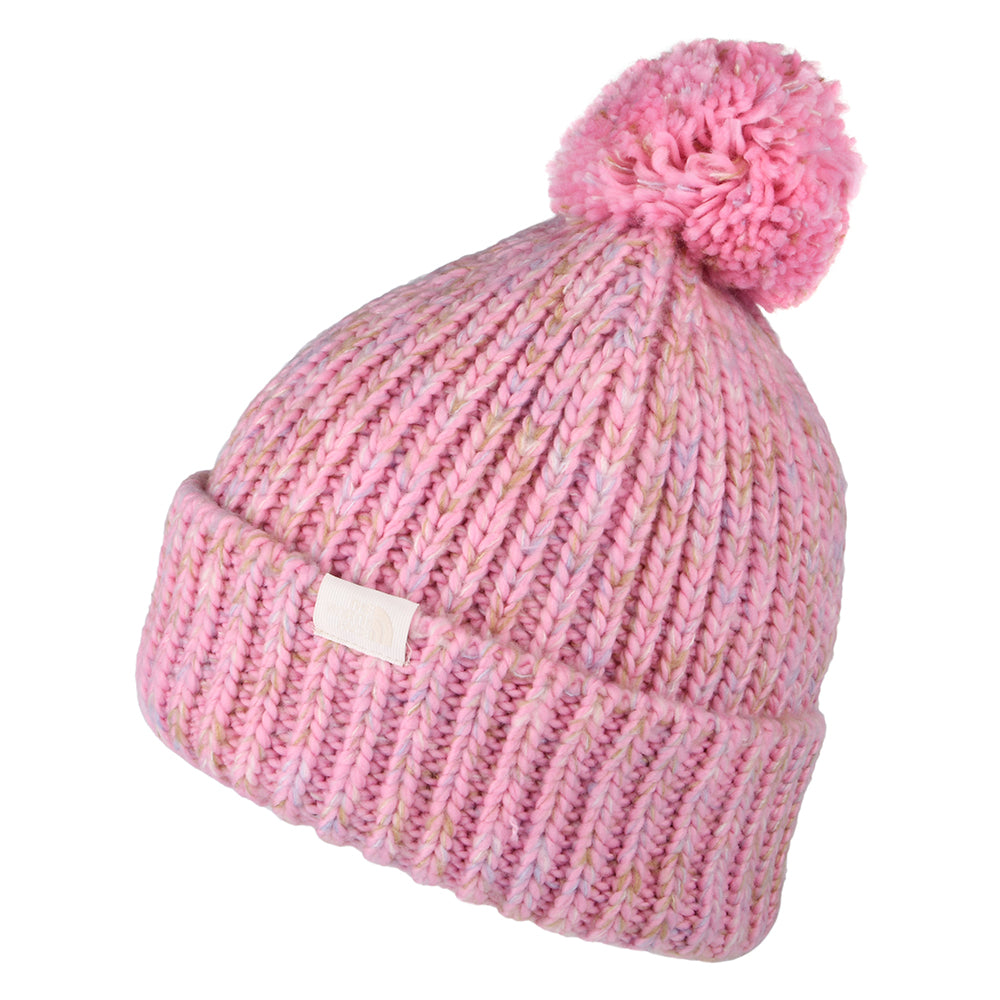 The North Face Hats Cozy Chunky Bobble Hat - Orchid