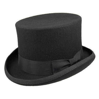 Jaxon & James Mid-Crown Top Hat Black Wholesale Pack
