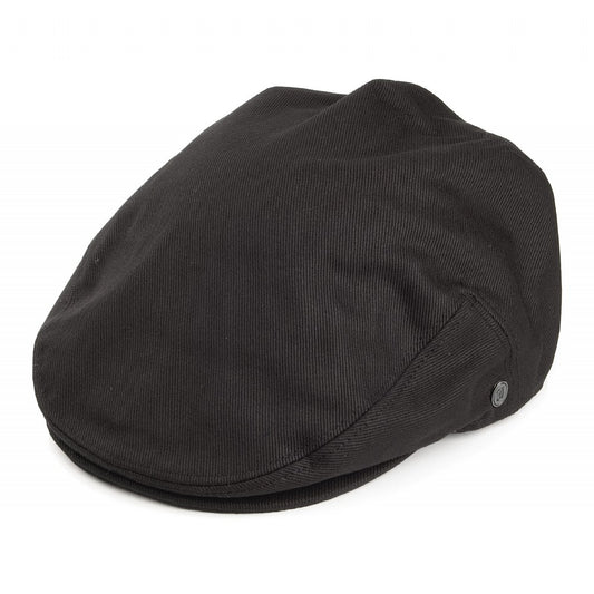 Jaxon & James Cotton Flat Cap Black Wholesale Pack