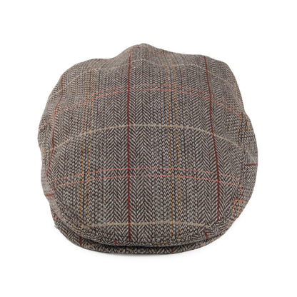 Jaxon & James Hats Tweed Flat Cap Brown-Grey Wholesale Pack