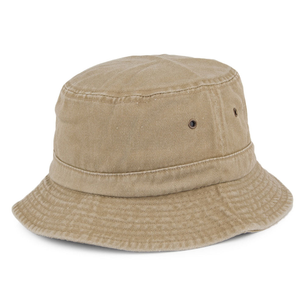 Packable Cotton Bucket Hat - Khaki - Wholesale Pack