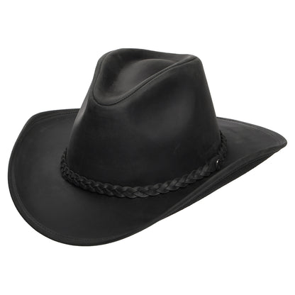 Jaxon & James Buffalo Leather Cowboy Hat Black Wholesale Pack