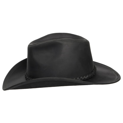 Jaxon & James Buffalo Leather Cowboy Hat Black Wholesale Pack