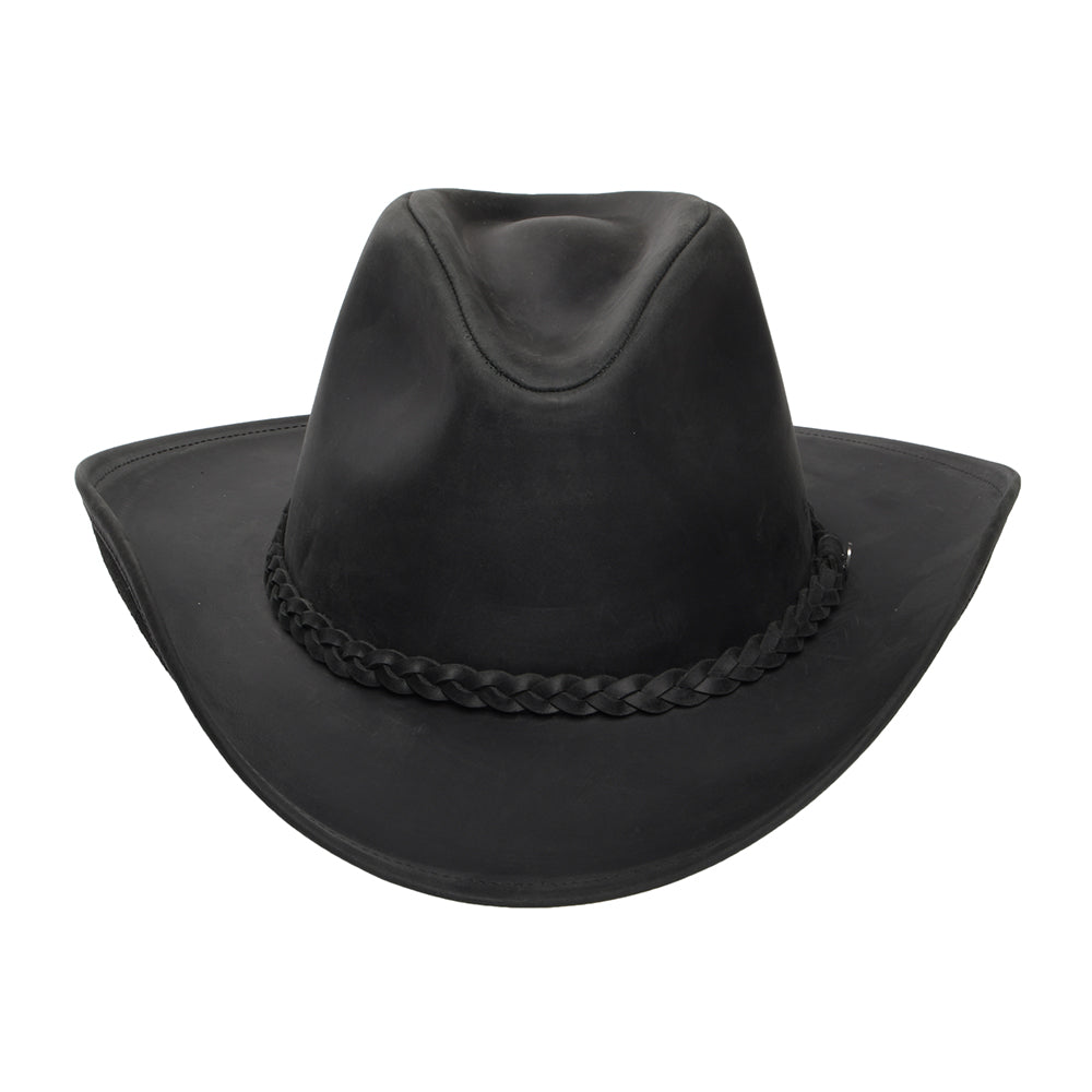 Jaxon & James Buffalo Leather Cowboy Hat Black Wholesale Pack