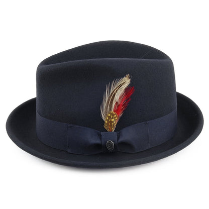 Jaxon & James Crushable Blues Trilby Hat Navy Wholesale Pack