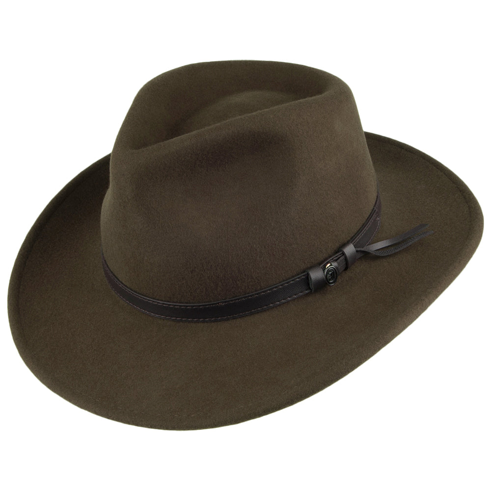 Jaxon & James Crushable Outback Hat Olive Wholesale Pack – Village Hats