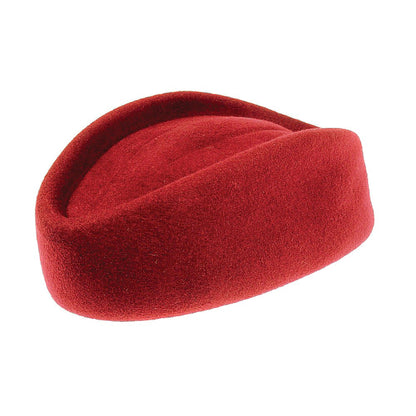 sur la tête Stewardess Pillbox Hat Red Wholesale Pack