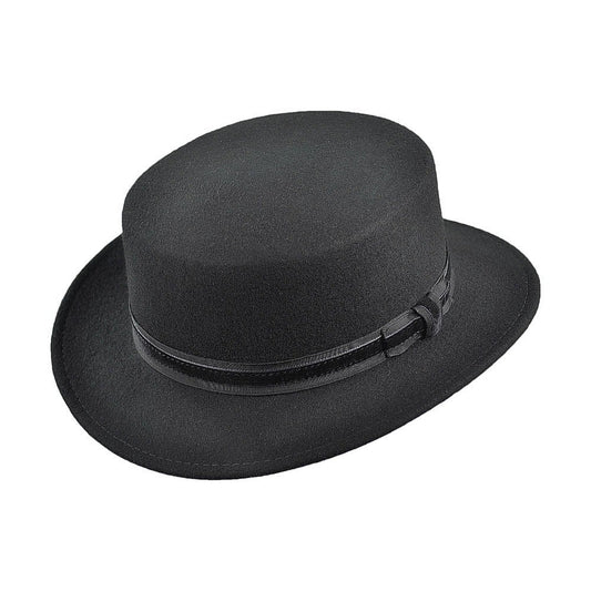 sur la tête Bernadette Boater Hat Black Wholesale Pack