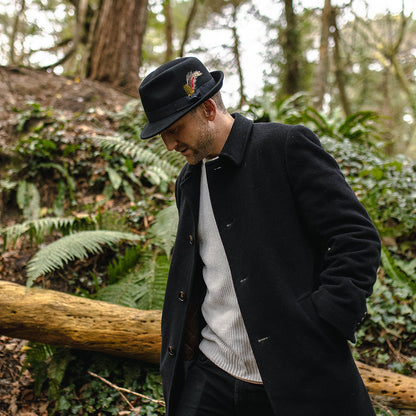 Jaxon & James Detroit Trilby Hat Black Wholesale Pack