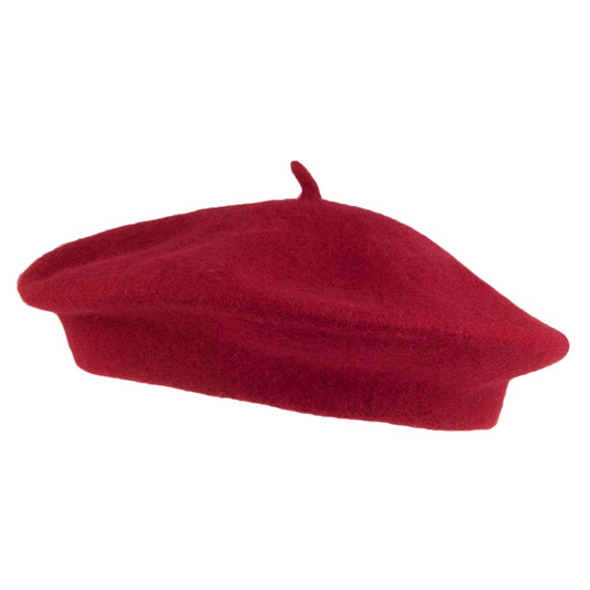 Kids Wool Beret Maroon Wholesale Pack