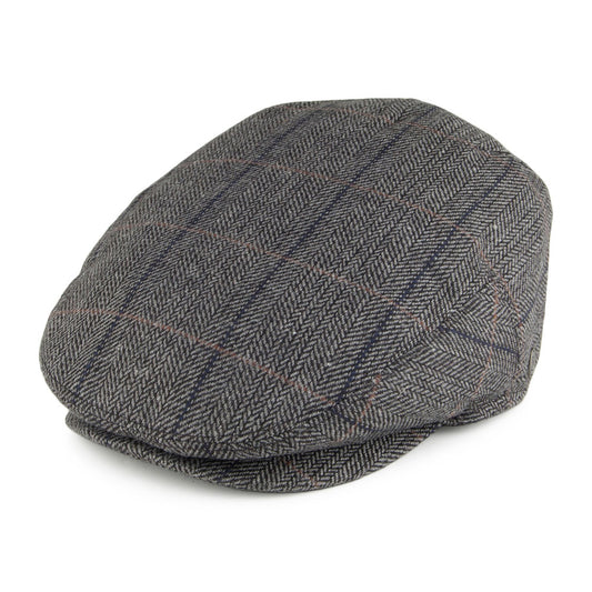 Jaxon & James Hats Toulouse Flat Cap Grey Wholesale Pack