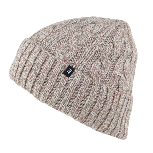 Jaxon & James Wool Blend Beanie Hat Beige Wholesale Pack
