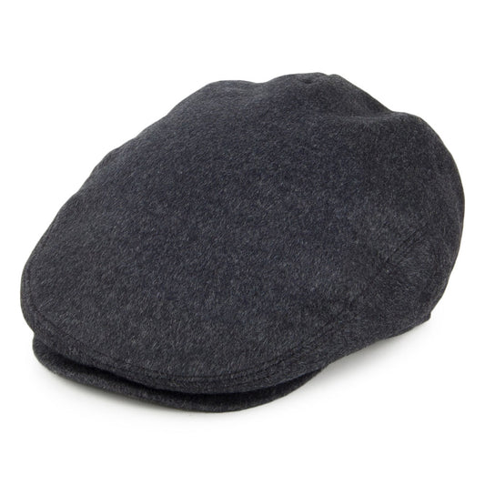 Jaxon & James Pure Wool Harlem Flat Cap Charcoal Wholesale Pack