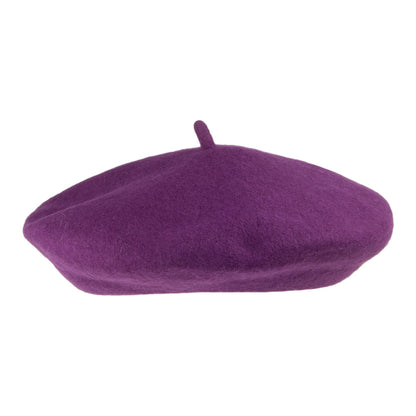 Wool Fashion Beret Purple - Wholesale Pack