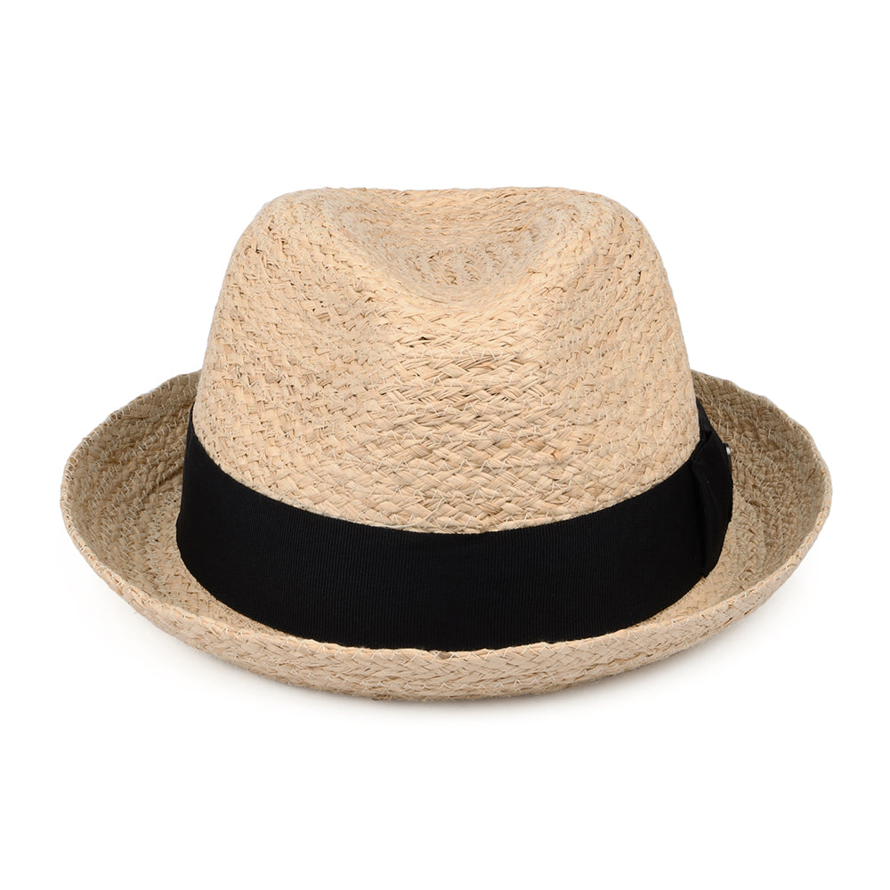 Jaxon & James Hats Saybrook Raffia Trilby Hat Natural Wholesale Pack