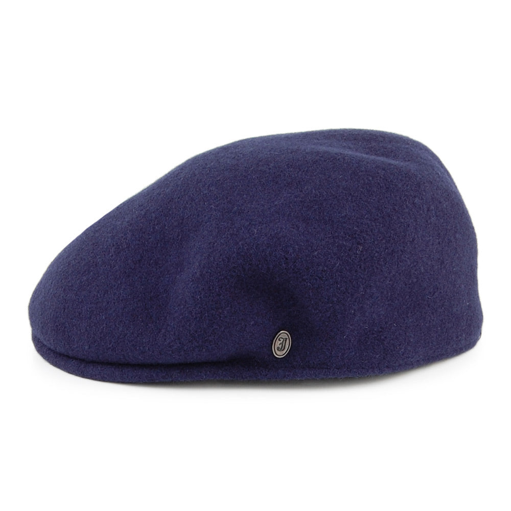 Jaxon & James Hats Classic Wool Flat Cap Navy Blue Wholesale Pack
