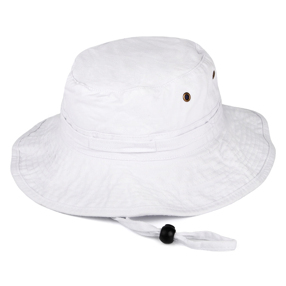 Jaxon & James Cotton Packable Boonie Hat White Wholesale Pack